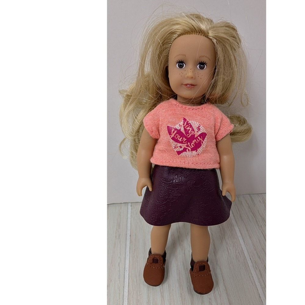 American Girl MINI Tenney Grant Doll Blonde Hair Brown Eyes Freckles